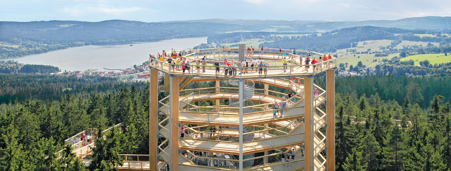 Stezka korunami stromů Lipno nad Vltavou