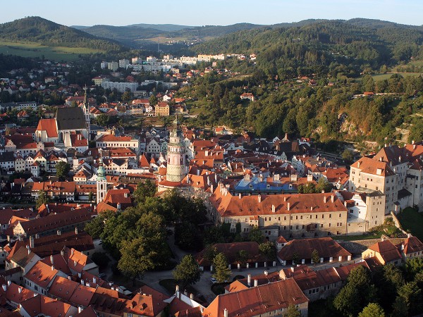 The town Český Krumlov – the pearl of South Bohemia