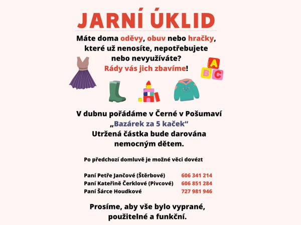 Bazárek za 5 kaček