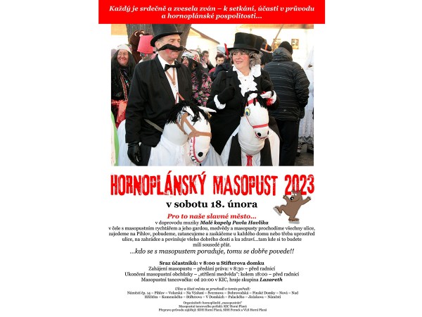 Hornoplánský Masopust 2023